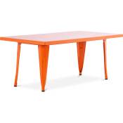 Table pour enfant Stylix – 120 cm - Métal Orange