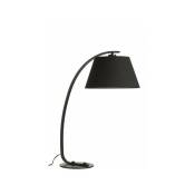 TMM - Lampe Arrondie Metal Noir - l 53 x l 53 x h 66 cm