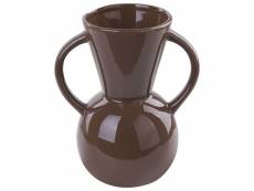 Vase décoratif brun 19 cm orestiada 363685