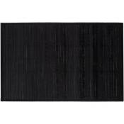 5five - tapis 50x80cm bambou latté noir - Noir