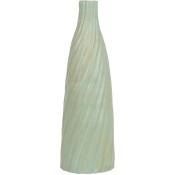 Beliani - Vase Bouteille en Terre Cuite Vert Clair 54 cm Forme Cylindrique Moderne Florentia