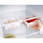 Boite Rangement Frigo Réfrigérateur Escamotable Avec Tiroir Organisateur Boîte de Rangement Pour Réfrigérateur Garder le Réfrigérateur (2 Pack)