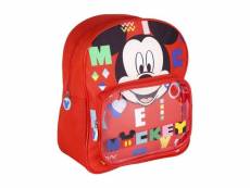 Cartable mickey mouse rouge (25 x 30 x 12 cm)
