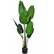 Décoshop26 - Plante artificiel bananier avec pot 160cm décoration intérieur et extérieur - or