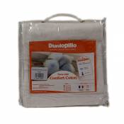 Dunlopillo Confort Coton Sous-Taie Blanc 65 x 65 cm