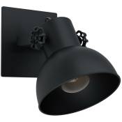 Eglo - Spot Light barnstaple 1 l noir: 16 w: 16cm dimmable