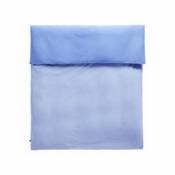 Housse de couette 240 x 220 cm Duo / Coton Oeko-tex - Hay bleu en tissu