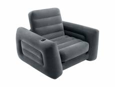 Intex chaise coulissante 117x224x66 cm gris foncé