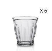 Lot de 6 - Verre à eau 31 cl en verre trempé résistant