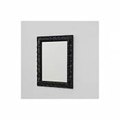 Miroir rectangulaire cadre italien couleur noir 70