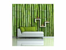 Papier peint mur vert bambou l 450 x h 270 cm A1-F4TNT0451-P