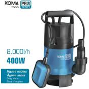 Pompe Extraction Eaux Sales 400w 17x33cm Koma Tools