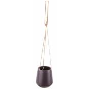 Present Time - Pot à suspendre Skittle finition mat - Diamètre 13.5 cm, Hauteur 15 cm - Violet