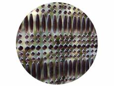 Rideau de porte en perles noires fréjus 100x230 cm