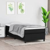 Sommier à ressorts de lit Résistant et confortable,Sommier /Support à Lattes pour Adulte Enfant Noir 90x190 cm Tissu BVM99293