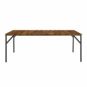 Table rectangulaire Lapel / 200 x 90 cm - Teck - Cinna bois naturel en bois