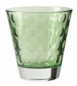 Verre à whisky Optic / H 9 x Ø 8,5 cm - 215 ml - Leonardo vert en verre