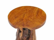 Vidaxl table basse 40 x 40 cm bois de teck massif 281653