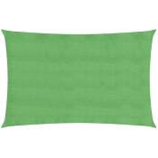 Voile d'ombrage 160 g/m² Vert clair 2x4.5 m PEHD -