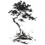 Zen Et Ethnique - Autocollant Mural arbre aquarelle