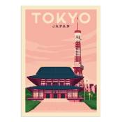 Affiche Tokyo 30x40 cm