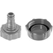 Bestway - Bouchon valve de vidange + adaptateur pour piscines tubulaires Steel Pro et Steel Pro Max