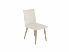Chaises blanche le lot de 2 chaises pilo made in france gami