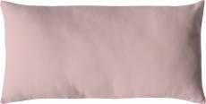 Coussin non déhoussable en coton uni - Vieux rose - 30 x 50 cm
