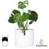 Fox&fern - Pot de Fleur Interieur et Extérieur, Jardinieres Exterieur, Pot Plante Résistant uv et Gel avec Bouchon de Drainage, Fiberstone,