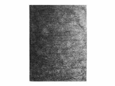 Intense - tapis texturé vintage noir cendré 160x230