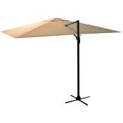 Iperbriko - New Michigan parapluie aluminium 3x3 cm sable