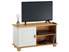 Meuble tv belfort banc télé de 94 cm en bois avec