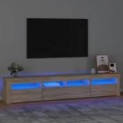 Meuble tv pour Salon - Armoire tv avec lumières led