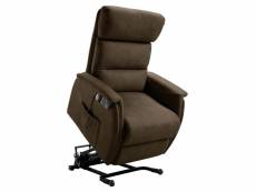 Pacios - fauteuil relax et releveur electrique marron