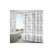 Rideaux de douche imperméables, 180 x 200 cm, rideau