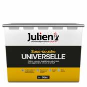 Sous-couche Universelle pour Platre Aggloméré Ciment et Enduit Julien Mat Blanc 5L