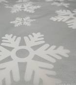 Tableau adossé Snowflake Argent fête de Noël de