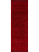 Tapis de couloir en laine rouge 80x300