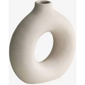 Vase en céramique Dalita ↑18 cm SKLUM Beige Crème