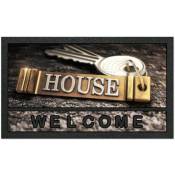 1001kdo - Tapis entree House welcome