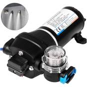 12V 40PSI Misting Pump FL-40 High Pressure Booster Sprayer Water Diaphragm Pump Self-Priming 17L/min - Vevor