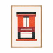 Affiche encadrée Nathalie du Pasquier - Chaud / 49,5 x 69,5 cm - The Wrong Shop multicolore en papier