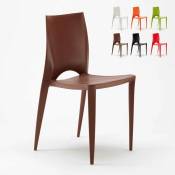 Ahd Amazing Home Design - Chaise de salle à manger bar restaurant design moderne pour intérieurs et extérieurs Color Couleur: Marron