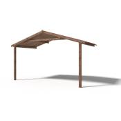 Altanka - Avant-toit en bois 4x2m pour le chalet de