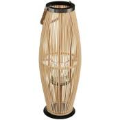 Atmosphera - Lanterne Fit bambou H72cm créateur d'intérieur - Beige