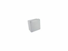 Boîte de dérivation plexo carrée 105 x 105 mm 7 entrées non perforées blanc 623423