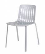 Chaise empilable Plato / Aluminium - Magis gris en métal