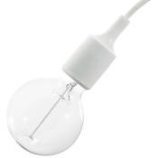 Creative Cables - Kit douille E27 en silicone Blanc