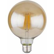 Etc-shop - Ampoules vintage E27 Ampoule vintage Ampoules led rétro filament, verre ambré, 7 watt 700 lumens 2700 Kelvin blanc chaud, DxH 12,5x17,5 cm