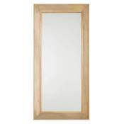Grand miroir rectangulaire en bois de manguier 80x165